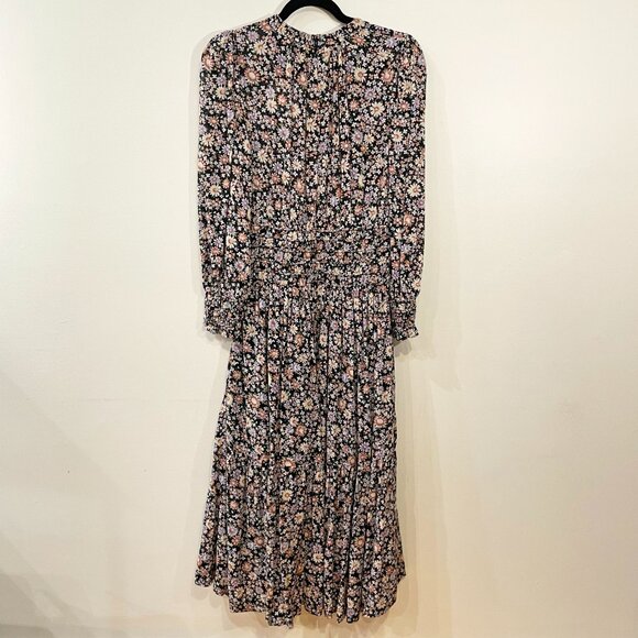 Last Chance! New Sea NY Carson Fall Floral Smocked Maxi Dress Small $395 - Picture 7 of 12